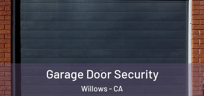 Garage Door Security Willows - CA